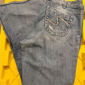 Silver Jeans - Frances - size 14x33 -Light Blue Denim Jeans
